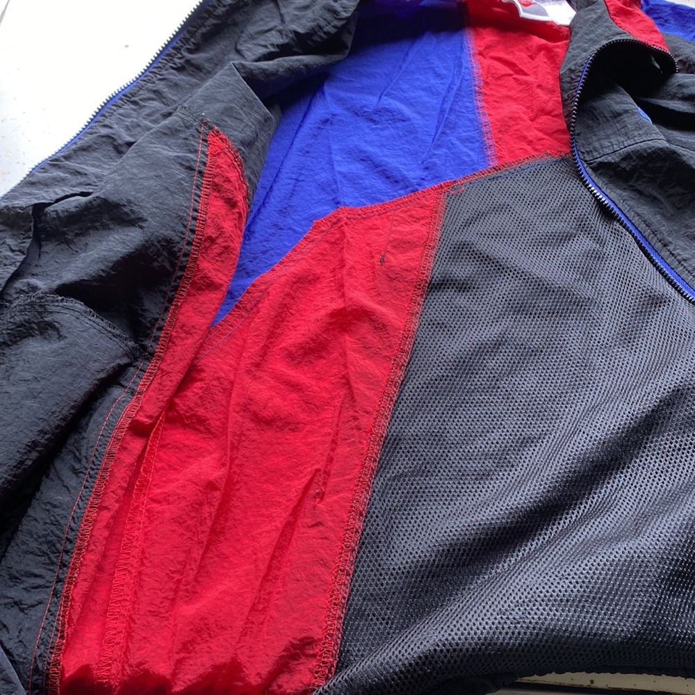 Vintage Nike Gray Tag Spellout Windbreaker Vented Size Medium - Picture 12 of 13